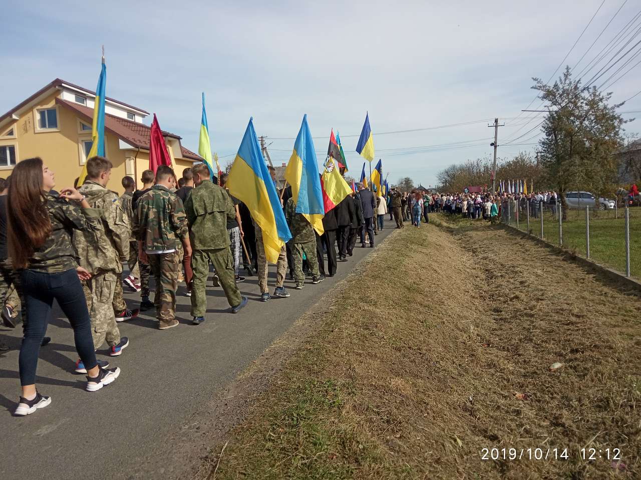 Освячення пам'ятника С.Бандері - Воля Задеревацкая