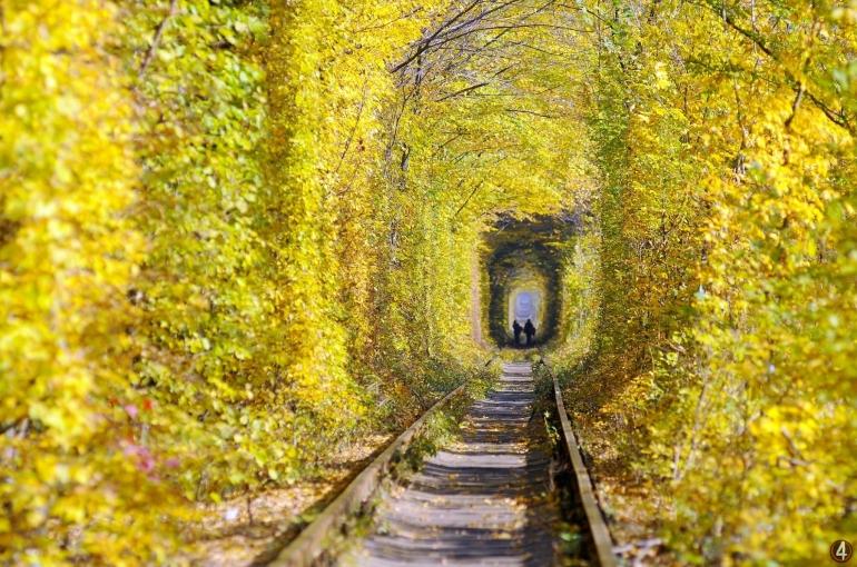 Тунель кохання в Клевані - Клевань