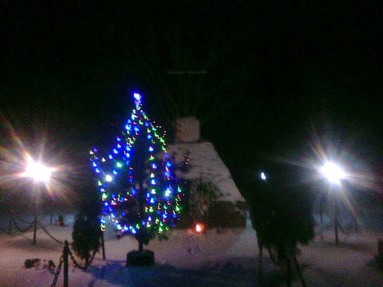 село вночі - Derzhiv