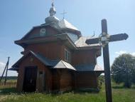  Дерев'яна церква Покрова Пр. Богородиці 1896