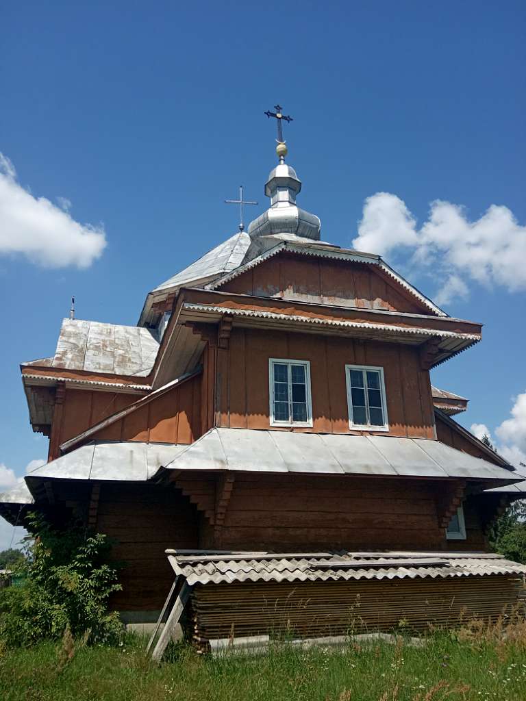  Дерев'яна церква Покрова Пр. Богородиці 1896 - Покрівці