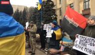 У Харкові ексдепутат зібрав мітинг за російсь