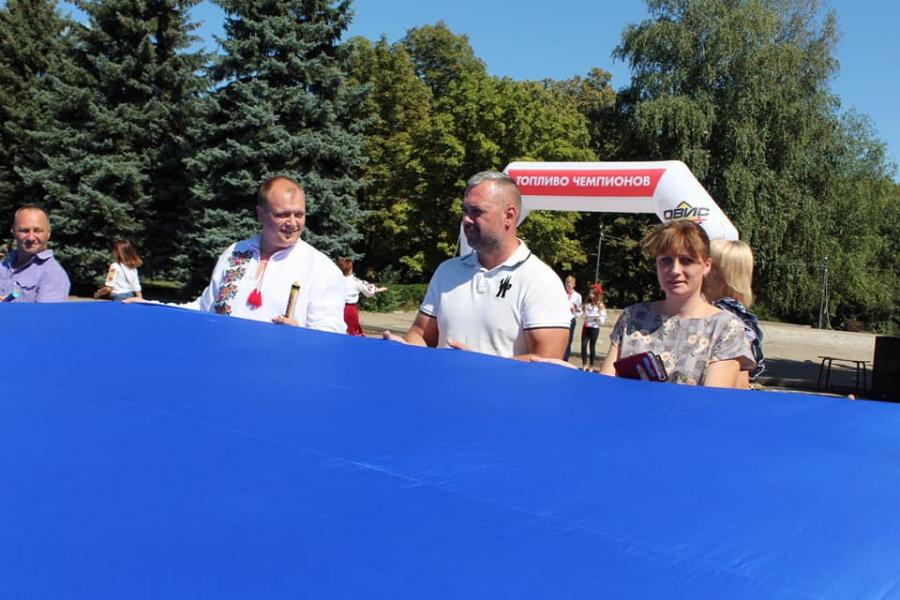 З Днем прапора! Вітання з автопробігу Нововод - Нова Водолага