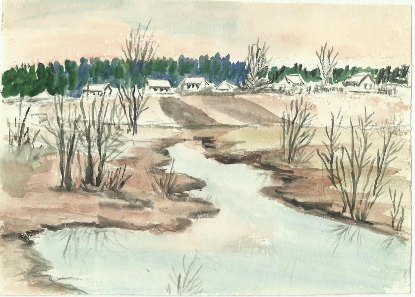 Малюнки М.В. Врублевського  - Бартуха