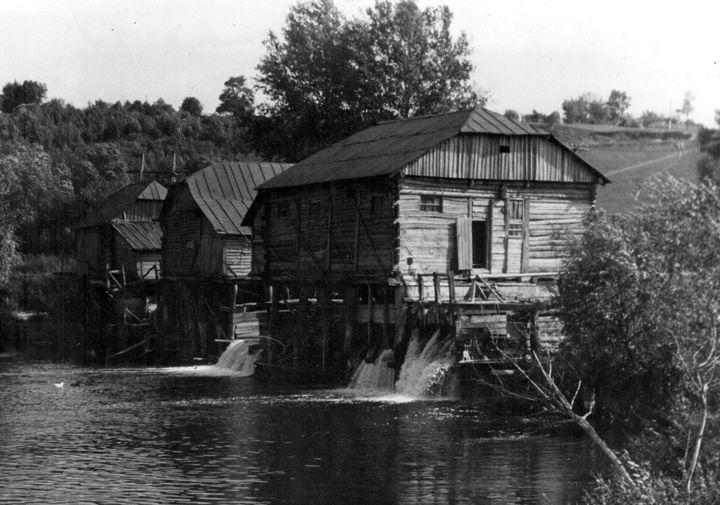 Великообухівські млини. Фото В.Клименка, 1960 - Velyka Obukhivka