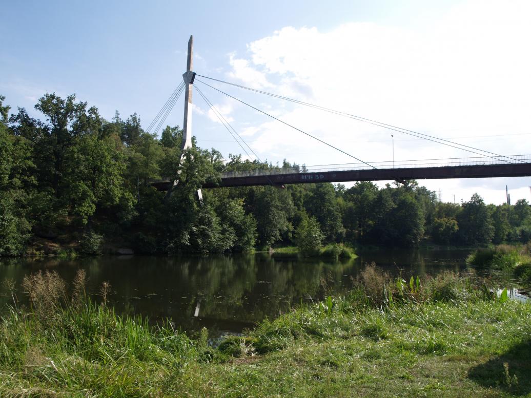 ВАНТОВИЙ МІСТ ЧЕРЕЗ УЖ - Коростень