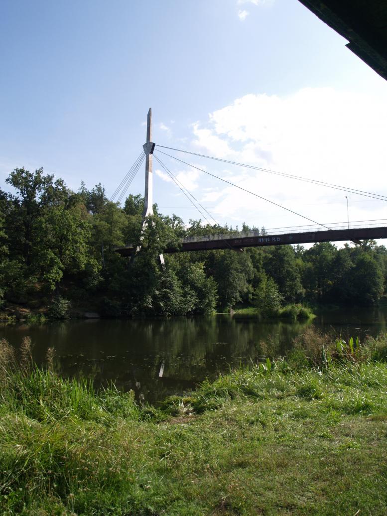 ВАНТОВИЙ МІСТ ЧЕРЕЗ УЖ - Коростень