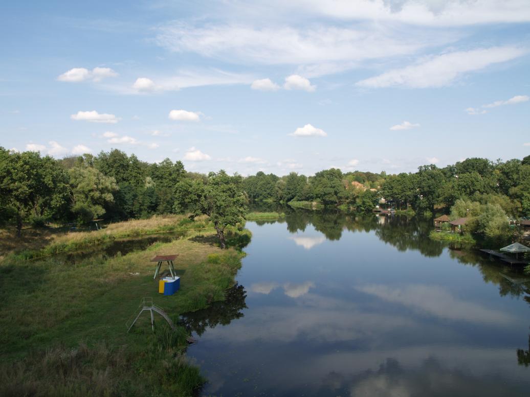 ВАНТОВИЙ МІСТ ЧЕРЕЗ УЖ - Коростень