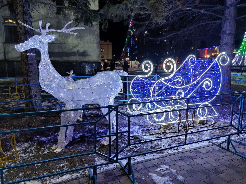 Вечірній новорічний Ніжин - Нежин