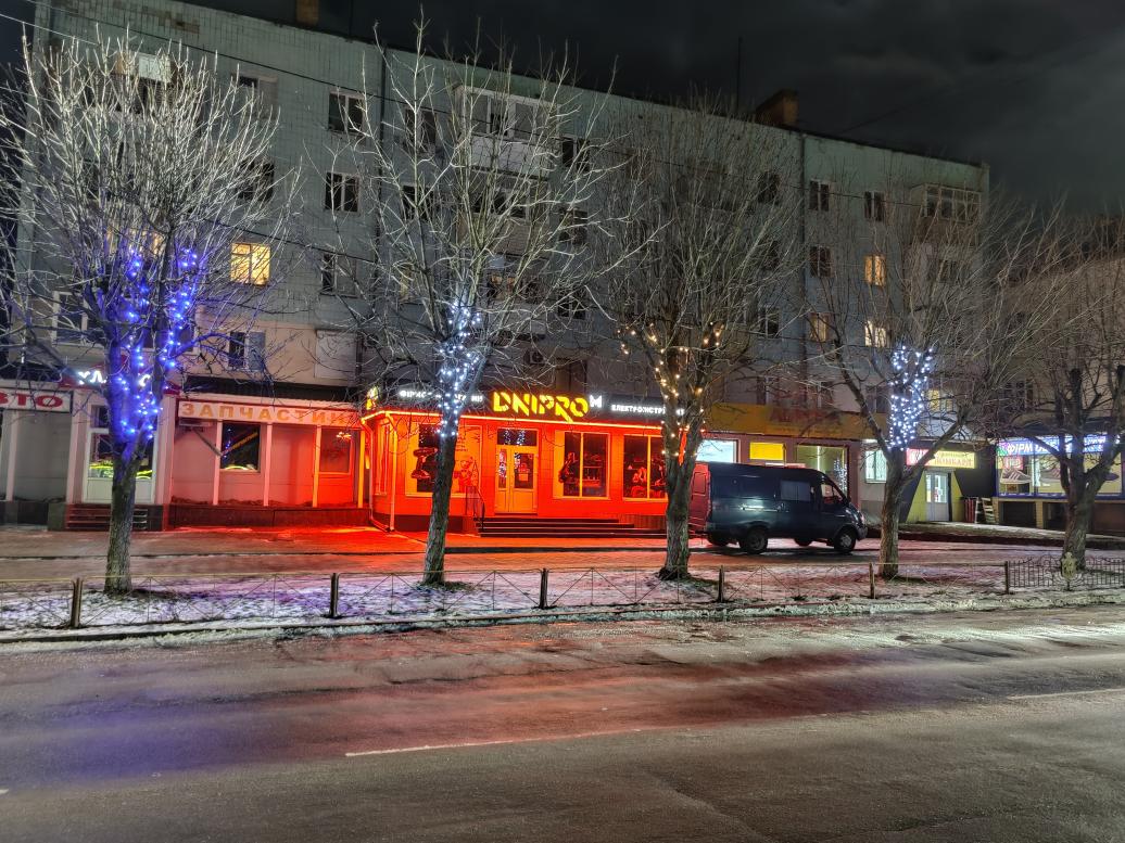 Вечірній новорічний Ніжин - Нежин