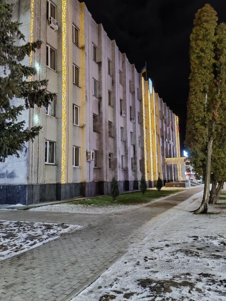 Вечірній новорічний Ніжин - Нежин