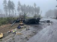 Розгромлена техніка окупантів в Дмитрівці