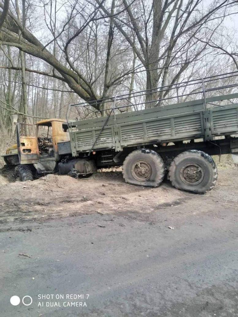 Підбита техніка орків в Старій Басані - Стара Басань