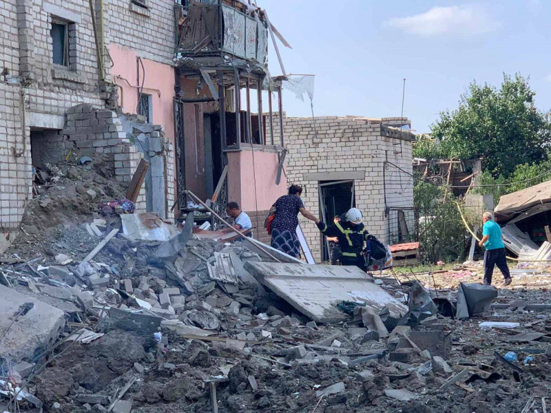 Наслідки удару російської ракети - Вознесенськ